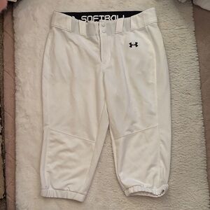 Under Armour Women’s White Softball Pants